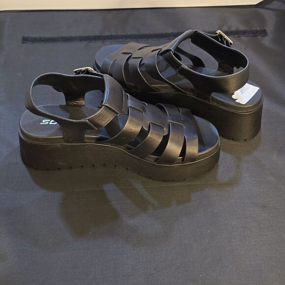 BRAND NEW SANDALS OPEN TOE FISHERMAN MULTI STRAP GLADIATOR PLATFORM SANDAL - Picture 7 of 16